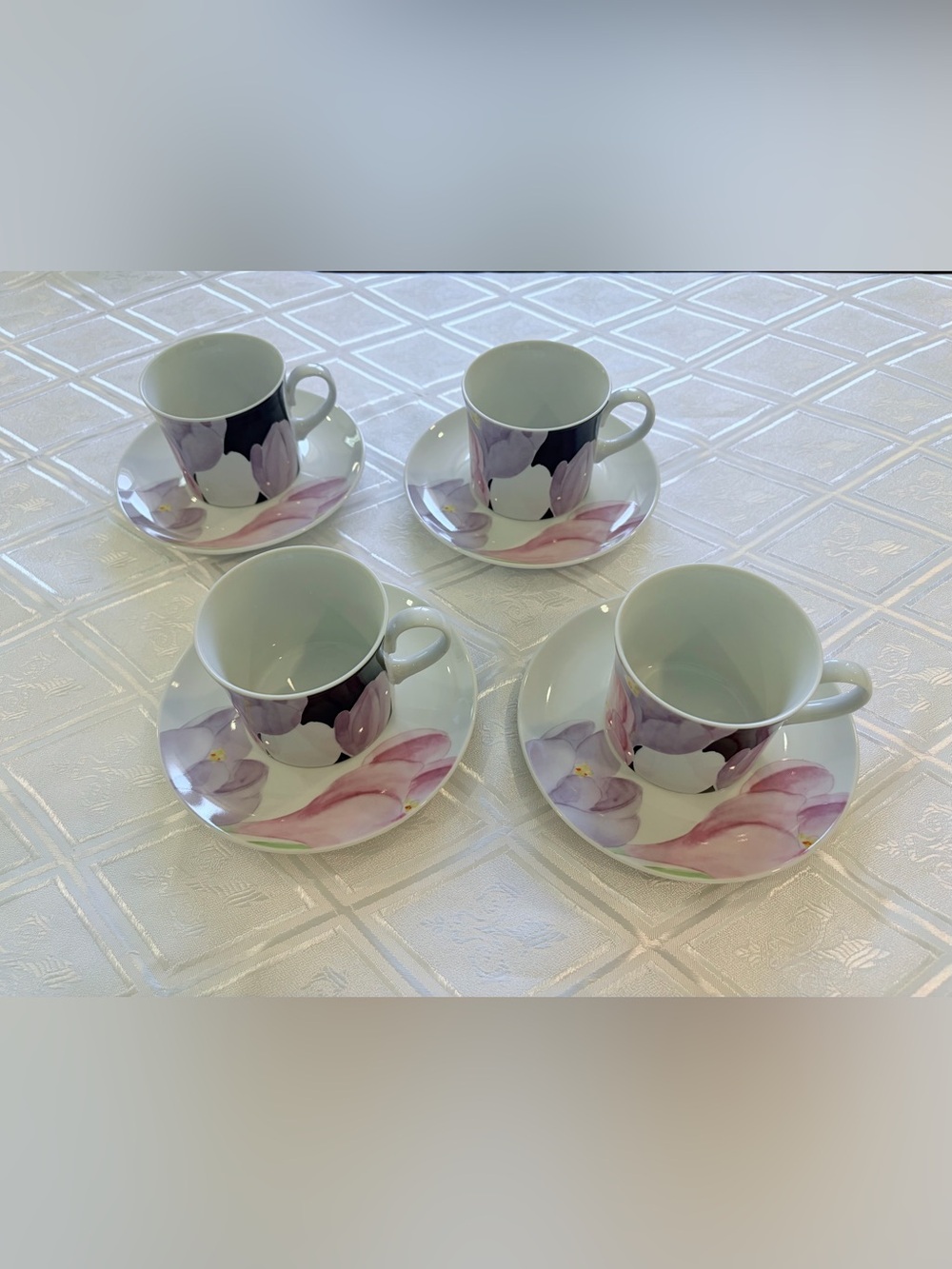 Narumi Vogue L1052 Fine Porcelain Tea/Coffee 4 piece set